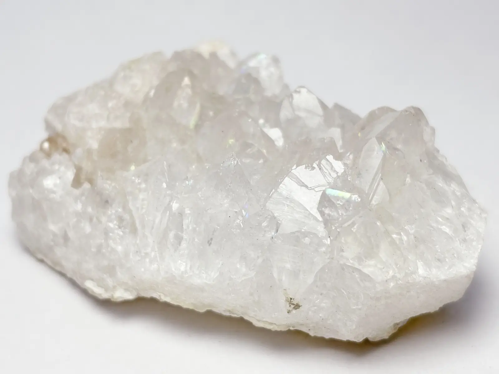 インド産 天然レインボークォーツ(アナンダライト)  クラスター / Anandalite (Rainbow Iridescent Quartz)