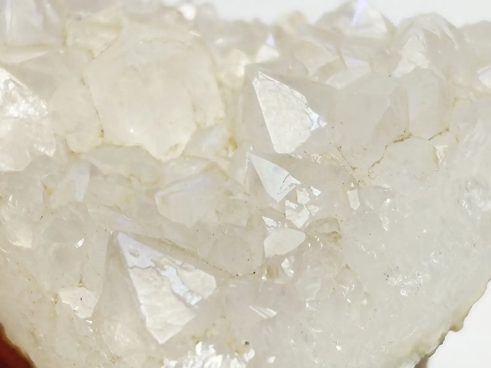 インド産 天然レインボークォーツ(アナンダライト)  クラスター / Anandalite (Rainbow Iridescent Quartz)