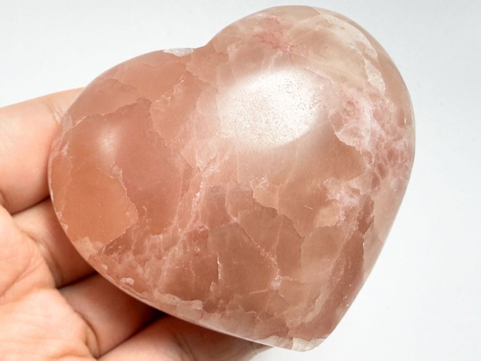 パキスタン産 ローズカルサイト  ハート型 / Rose Calcite