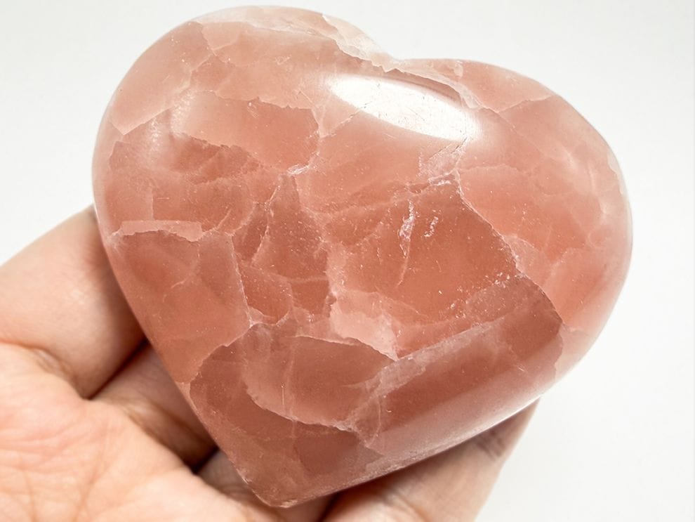 パキスタン産 ローズカルサイト  ハート型 / Rose Calcite