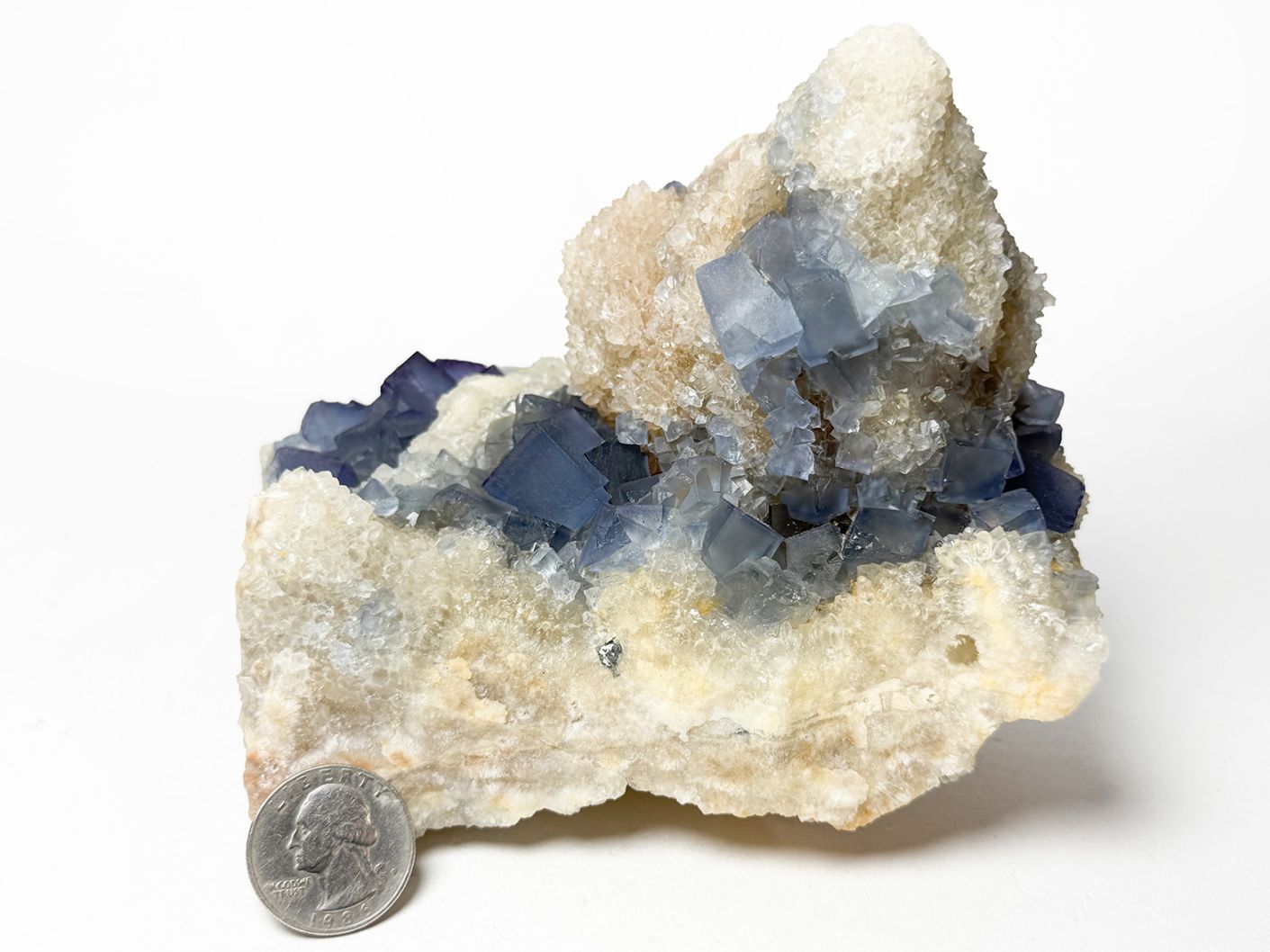 アメリカ・ブランチャード鉱山産 フローライト ( 蛍石 )/ Fluorite