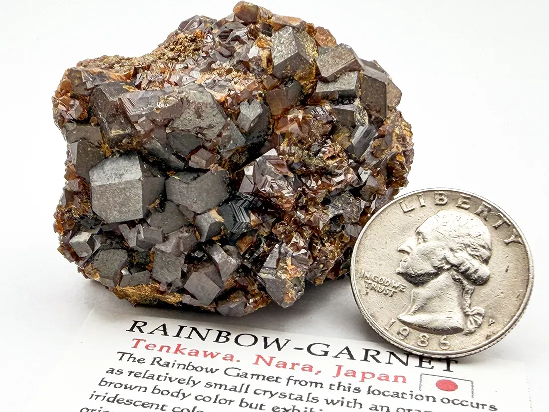 奈良県天川村産 レインボーガーネット / Rainbow Garnet ( Andradite )