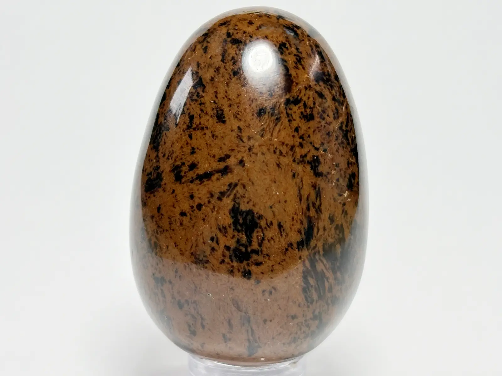 メキシコ産 マホガニーオブシディアン エッグ / Mahogany Obsidian Egg