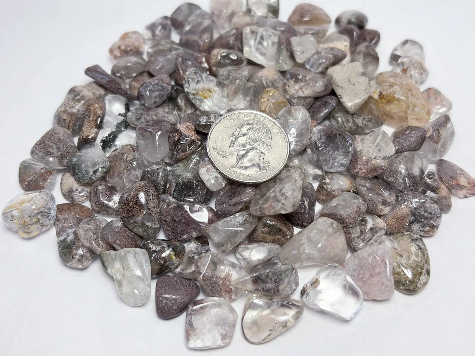 ガーデンクォーツ (庭園水晶)さざれ 200g/ Garden Quartz Chips