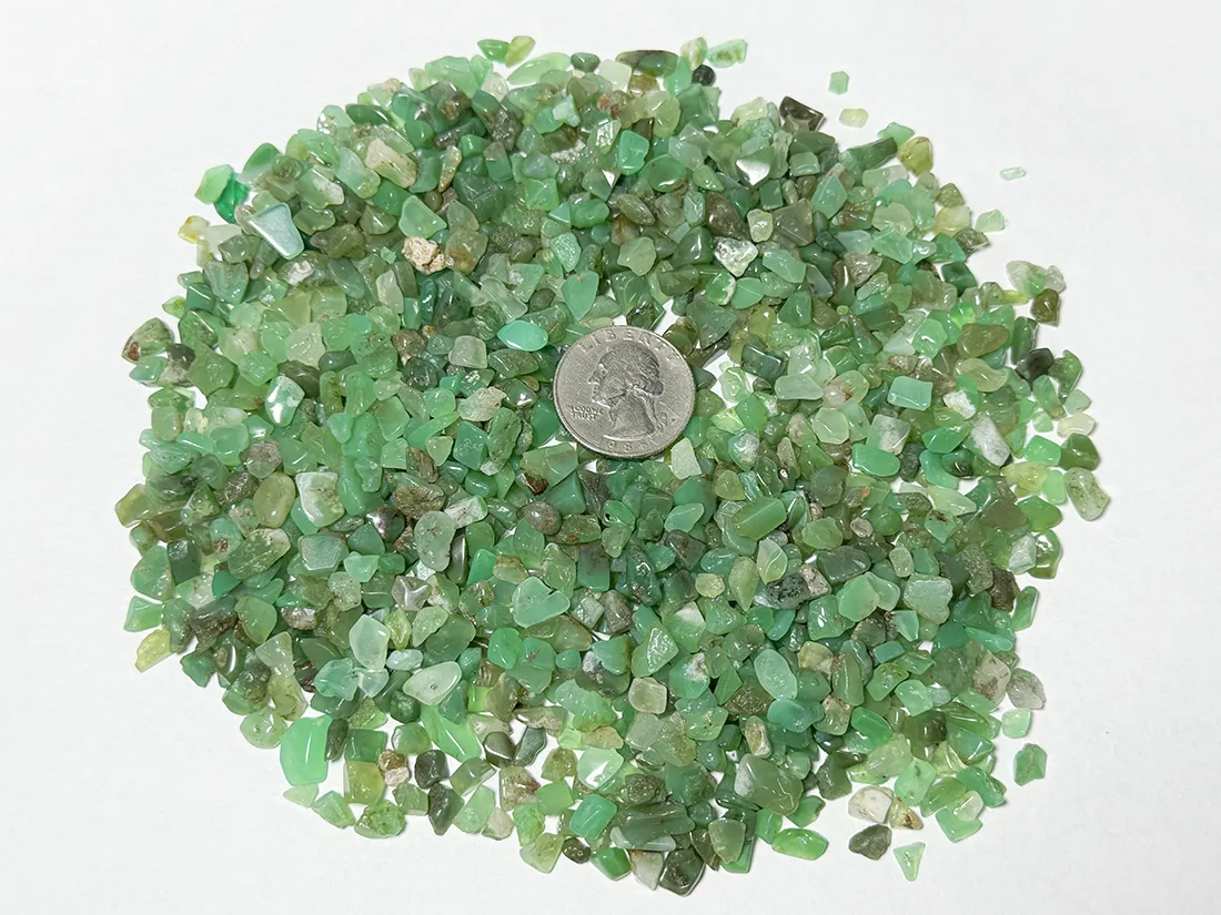 クリソプレーズ さざれ  アソート 200g/ Chrysoprase Chips