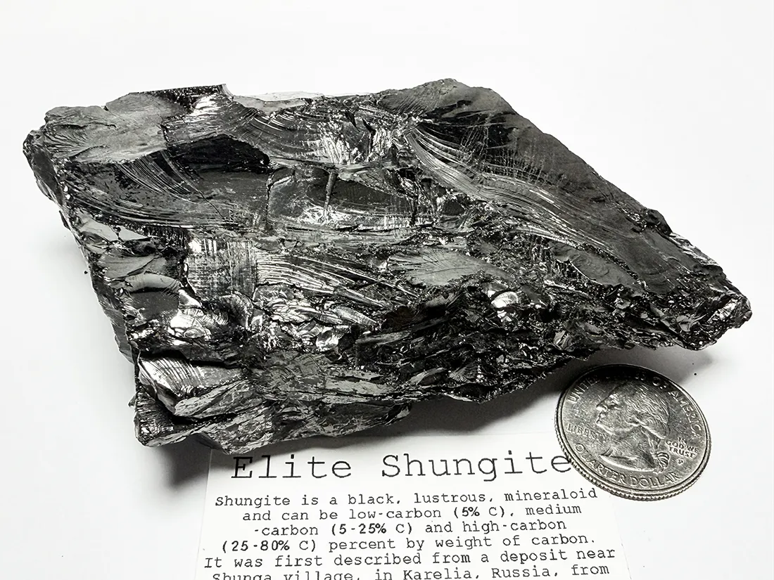 コロンビア産 エリート シュンガイト  / Elite Shungite