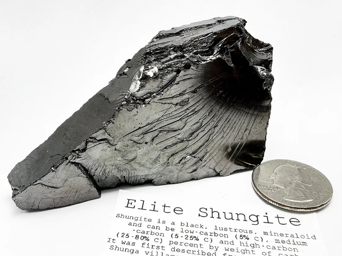 コロンビア産 エリート シュンガイト  / Elite Shungite