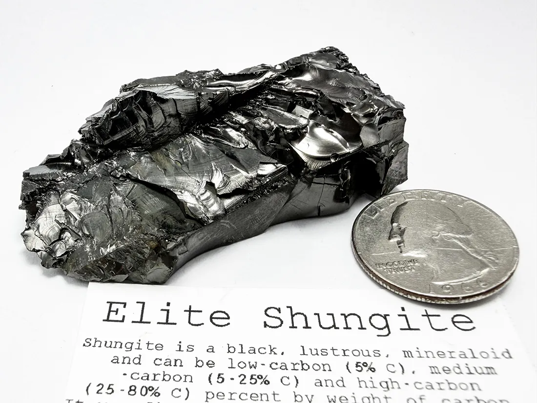 コロンビア産 エリート シュンガイト  / Elite Shungite