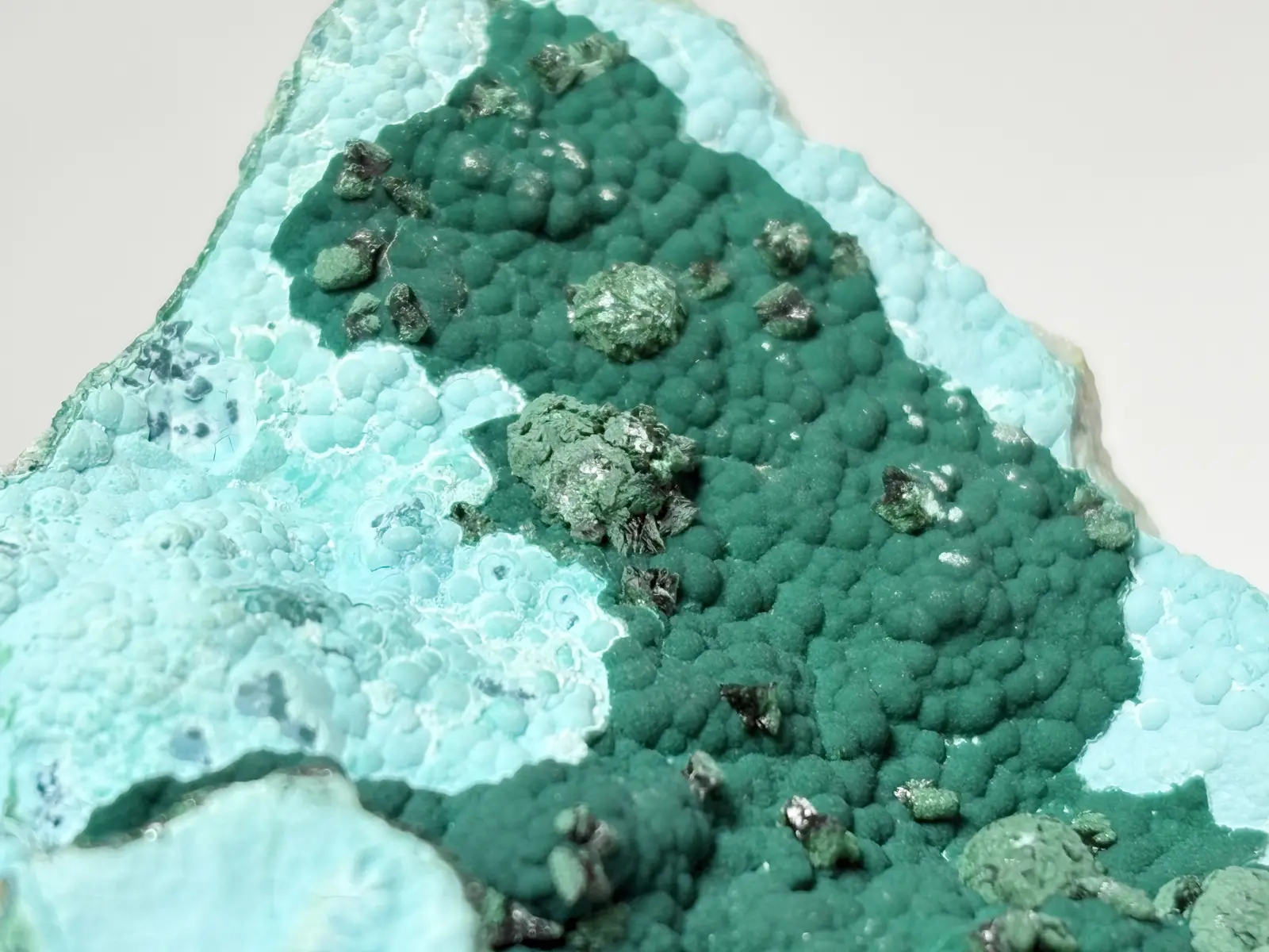 コンゴ民主共和国産 クリソコラ with マラカイト / Chrysocolla with Malachite