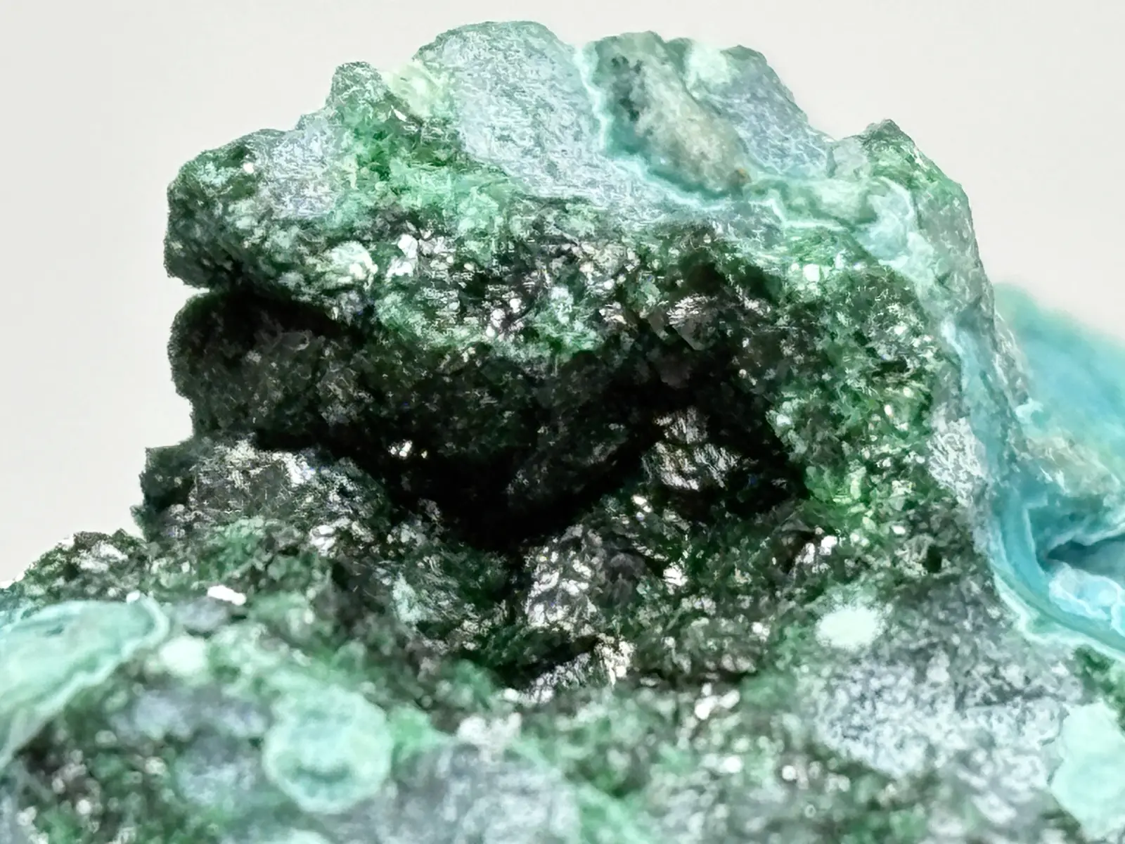 コンゴ民主共和国産 クリソコラ with マラカイト / Chrysocolla with Malachite