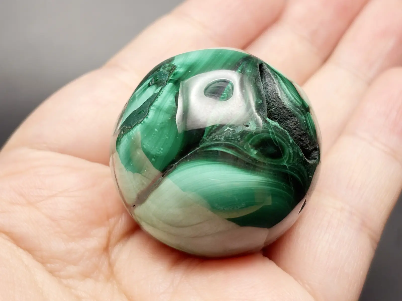 コンゴ民主共和国産 マラカイト 37ｍｍ 丸玉 / Malachite Sphere