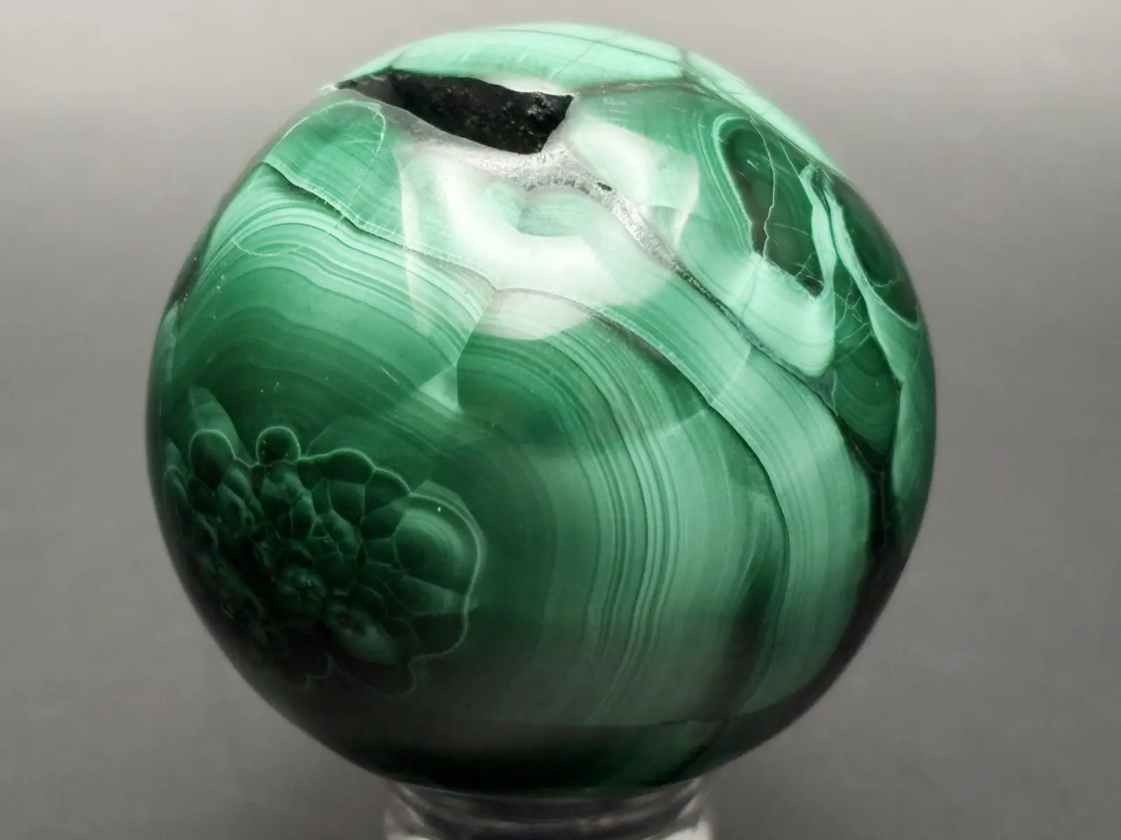 コンゴ民主共和国産 マラカイト 36ｍｍ 丸玉 / Malachite Sphere