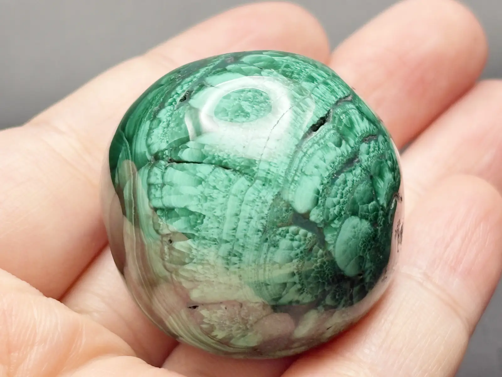 コンゴ民主共和国産 マラカイト 35ｍｍ 丸玉 / Malachite Sphere