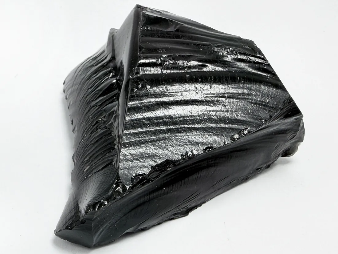 北海道白滝村(旧)産 黒曜石(十勝石) / Obsidian
