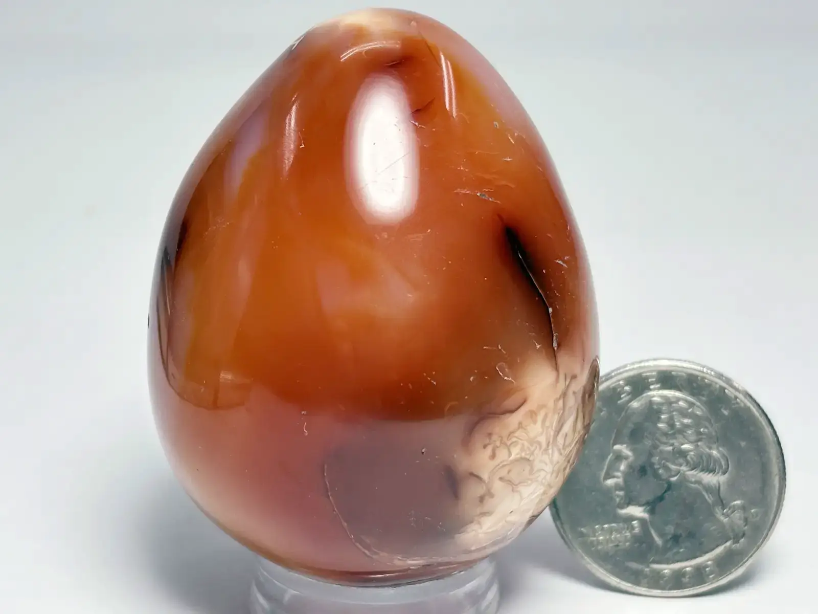 カーネリアン エッグ型 / Carnelian