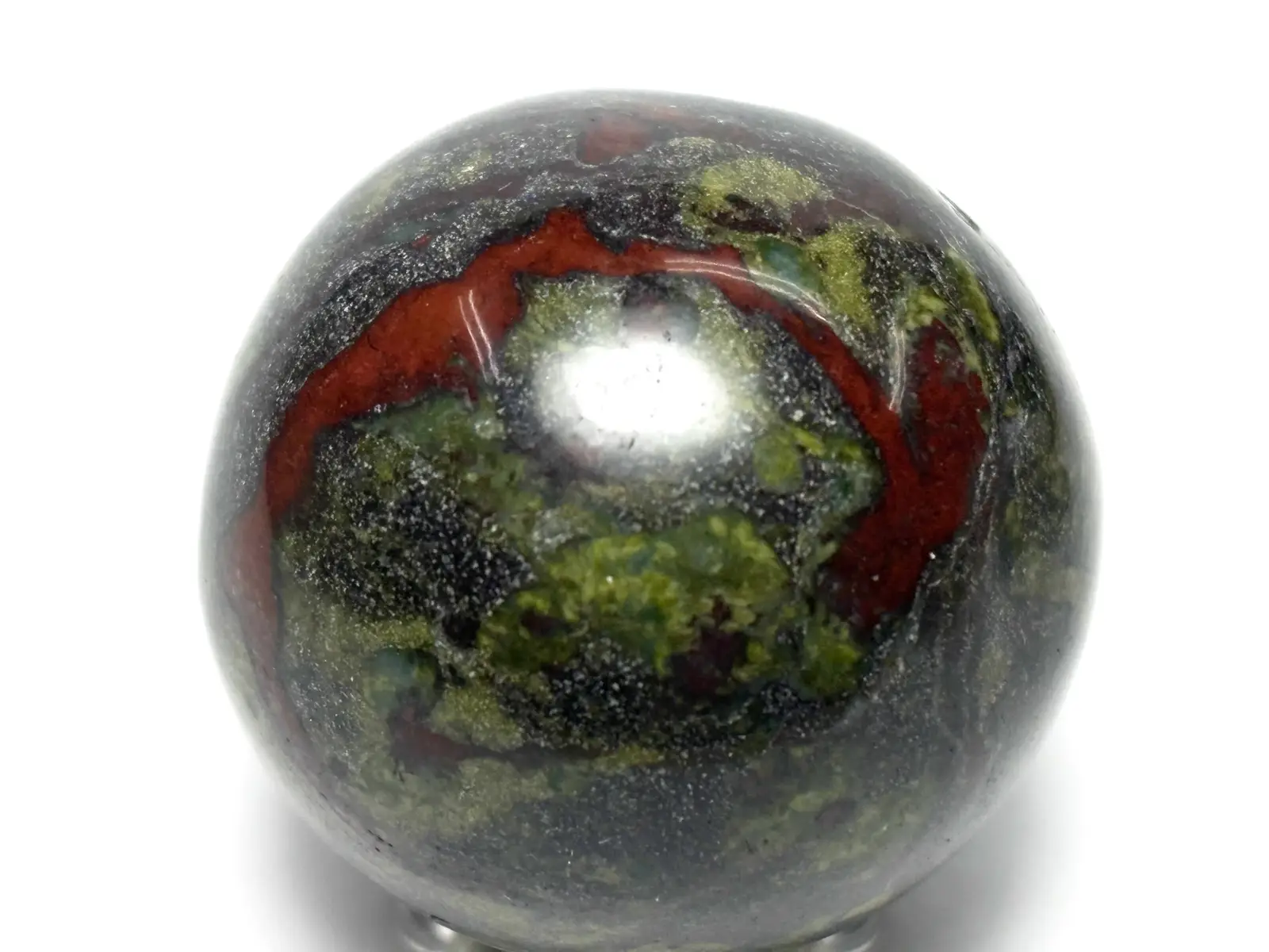 ドラゴンブラッドジャスパー 30mm丸玉 /Dragon Blood Stone Sphere