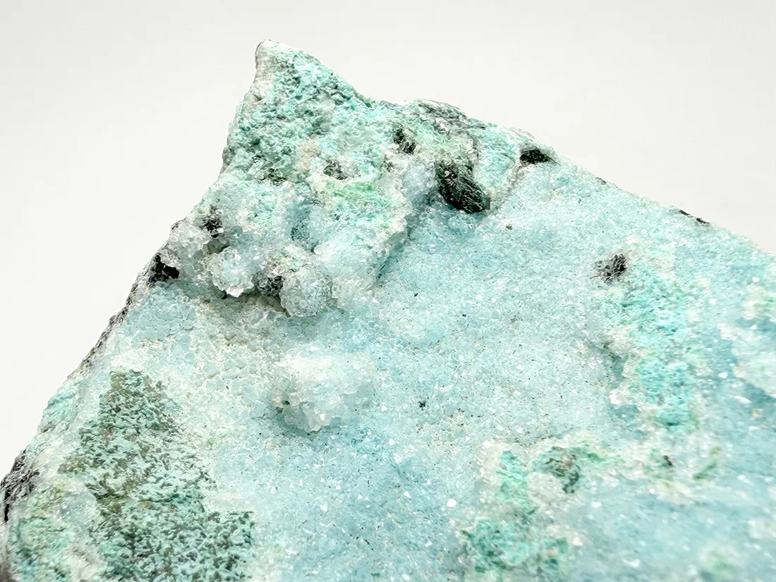 コンゴ民主共和国産 ドゥルージークリソコラ with マラカイト / Druzy Chrysocolla with Malachite