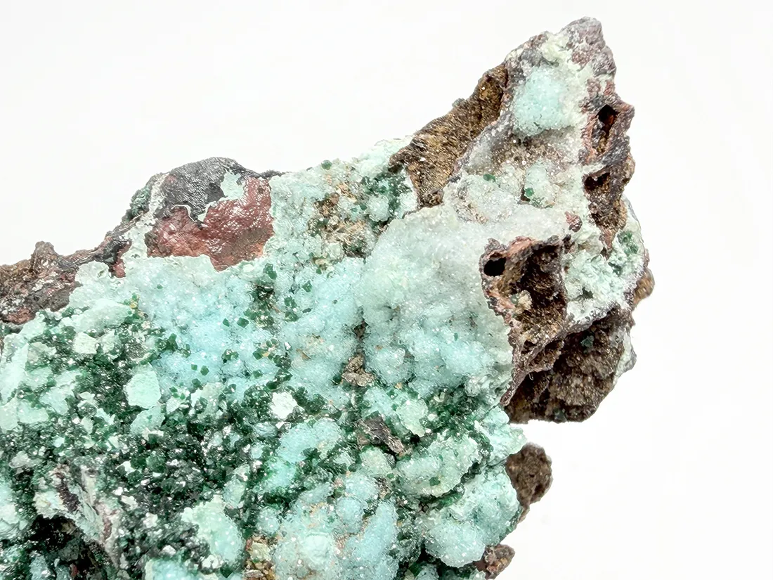 コンゴ民主共和国産 ドゥルージークリソコラ with マラカイト / Druzy Chrysocolla with Malachite