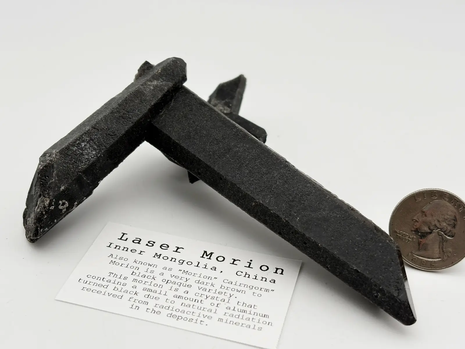 内モンゴル産 シンギングモリオン(レーザーモリオン) ポイント / Laser Morion