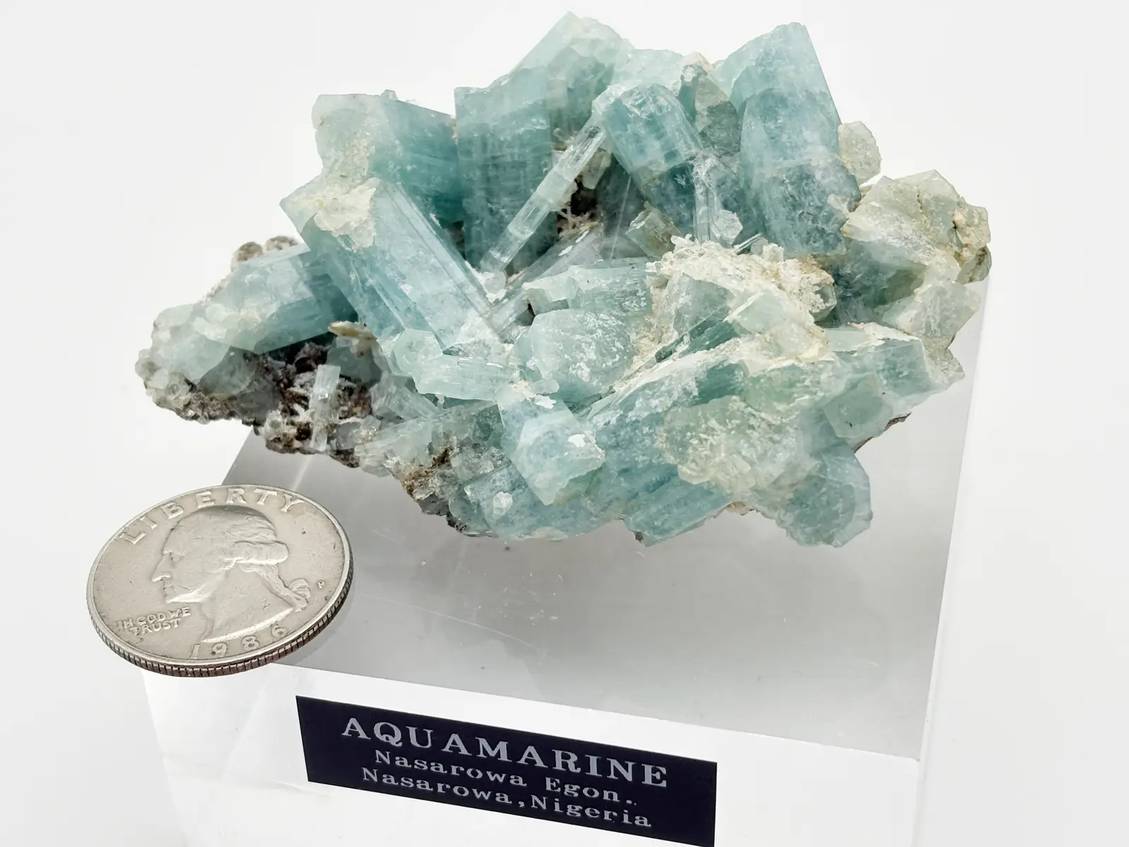 ナイジェリア・ナサラワ州産 アクアマリン  / Aquamarine ( 緑柱石 )