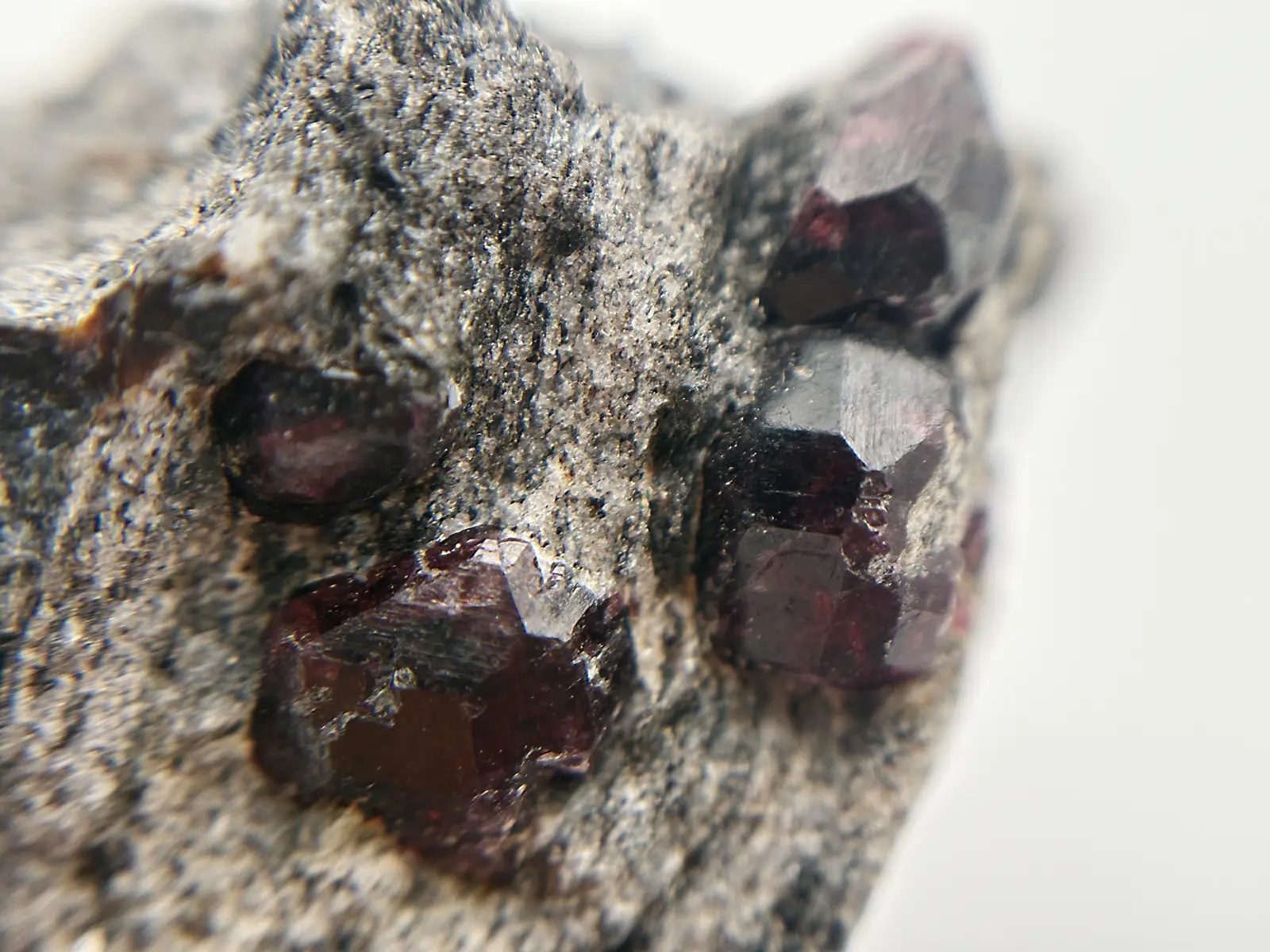 アラスカ州産 アルマンディンガーネット (母岩付き)/ Almandine Garnet