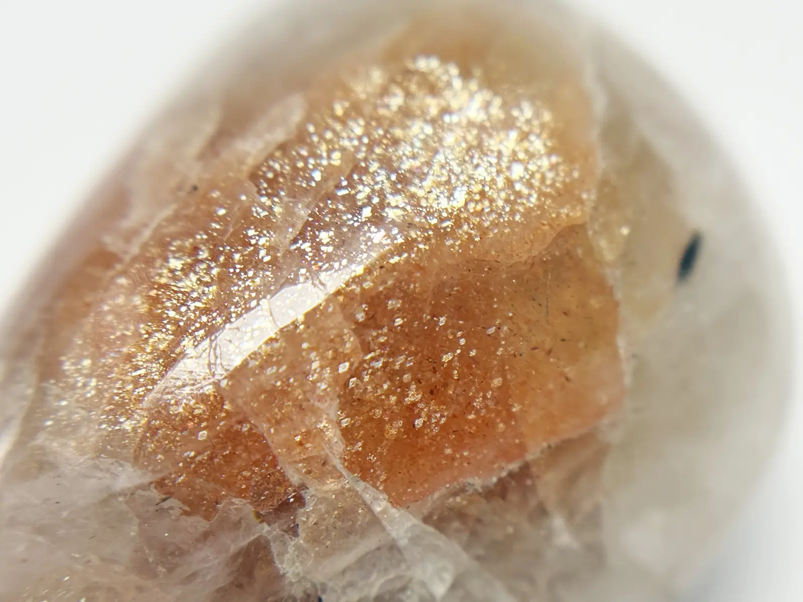 インド産 アイオライトサンストーン タンブル / Iolite ＆ Sunstone