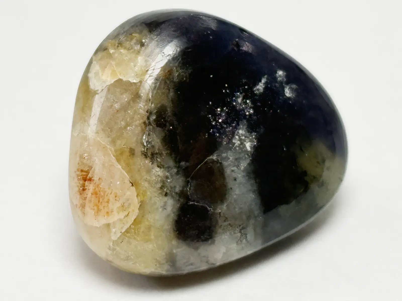 インド産 アイオライトサンストーン タンブル / Iolite ＆ Sunstone