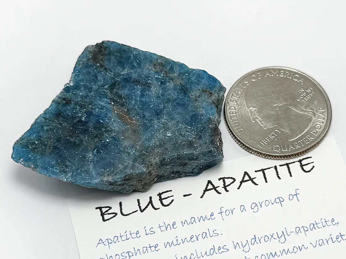 マダガスカル産 ブルーアパタイト (燐灰石) / Blue  Apatite