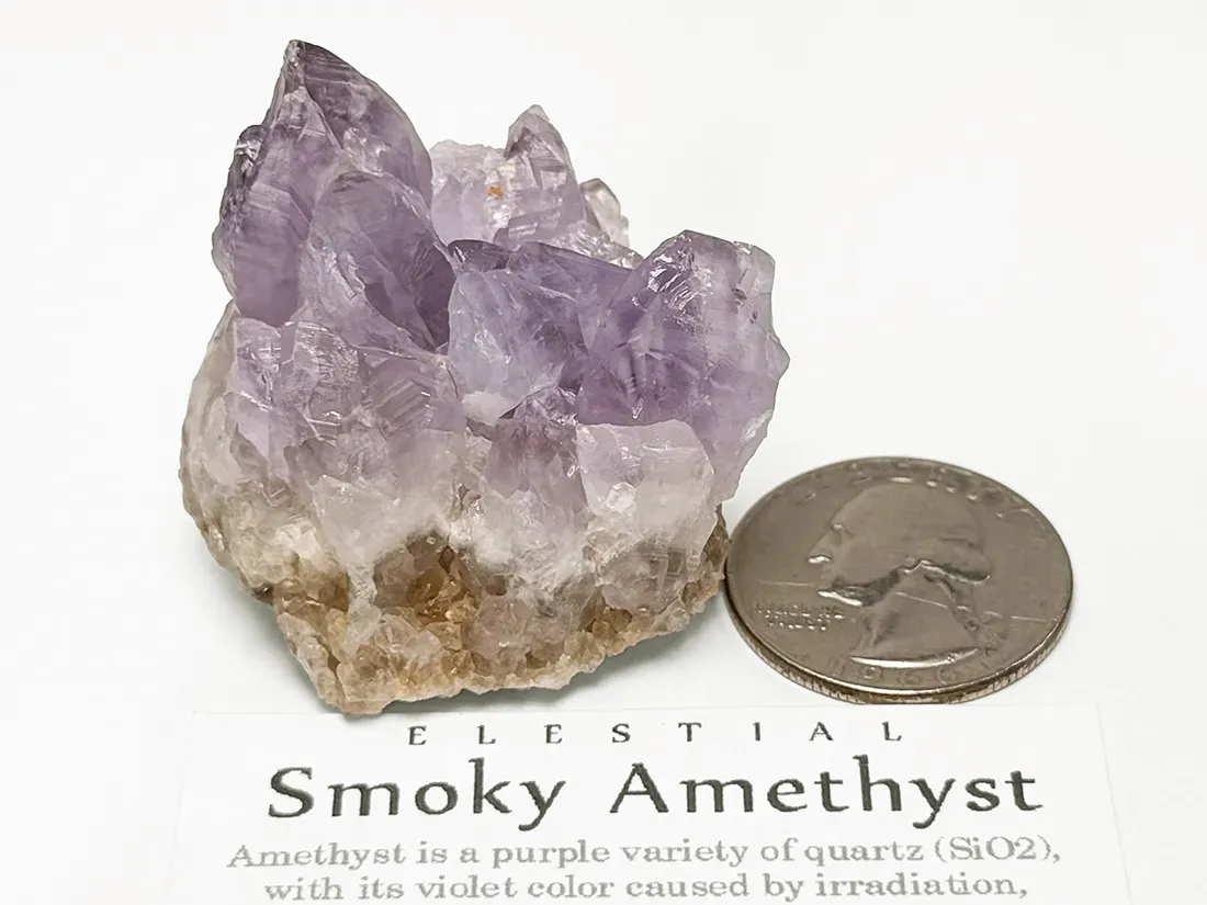 【レア産地】アイルランド産 エレスチャルスモーキー アメジスト / Elestial Smoky Amethyst