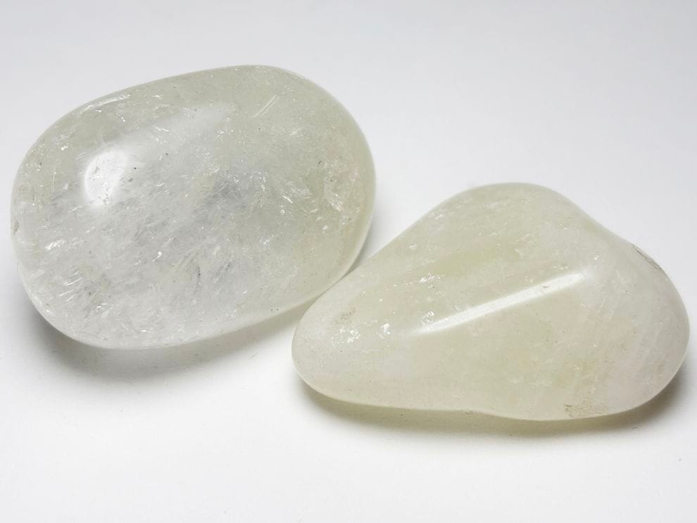 ブラジル産 レモンクォーツ タンブル 2個セット/ Sulfer in Quartz