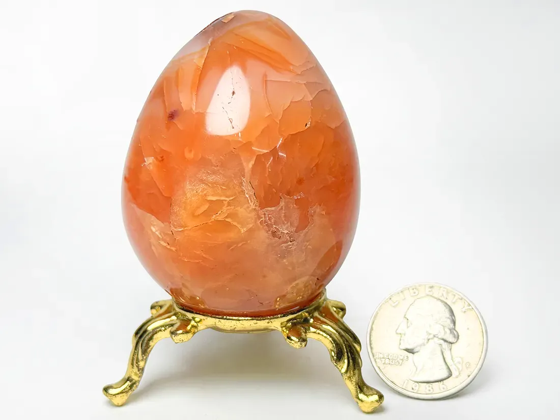 カーネリアン エッグ型 / Carnelian