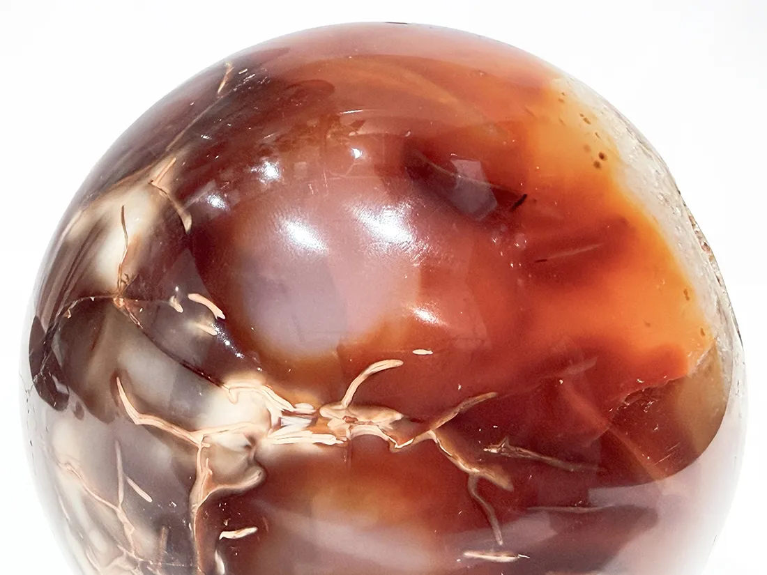カーネリアン 87mm 丸玉 / Carnelian
