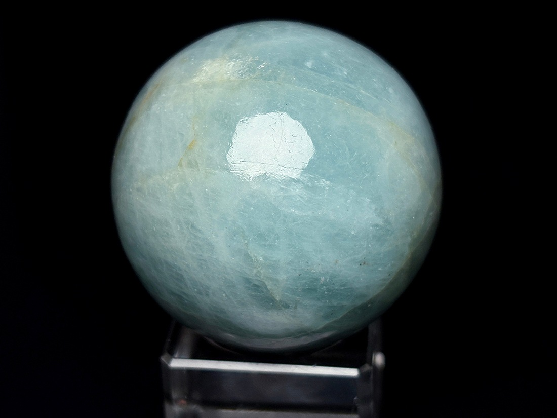 インド産アクアマリン 42mm丸玉/Aquamarine Sphere