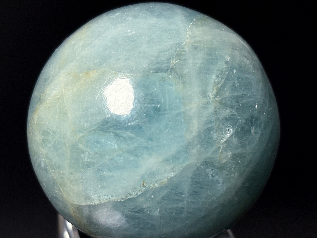 インド産アクアマリン 42mm丸玉/Aquamarine Sphere