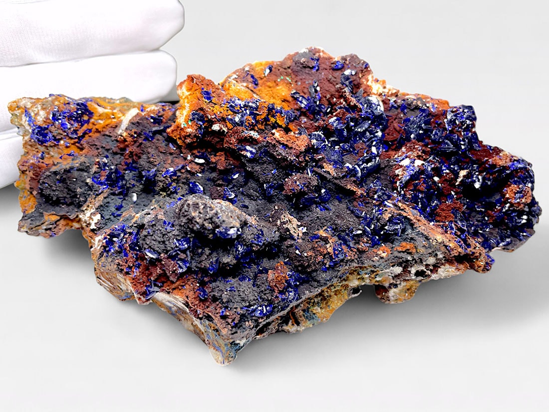 雲南省産アズライト/Azurite(藍銅鉱)