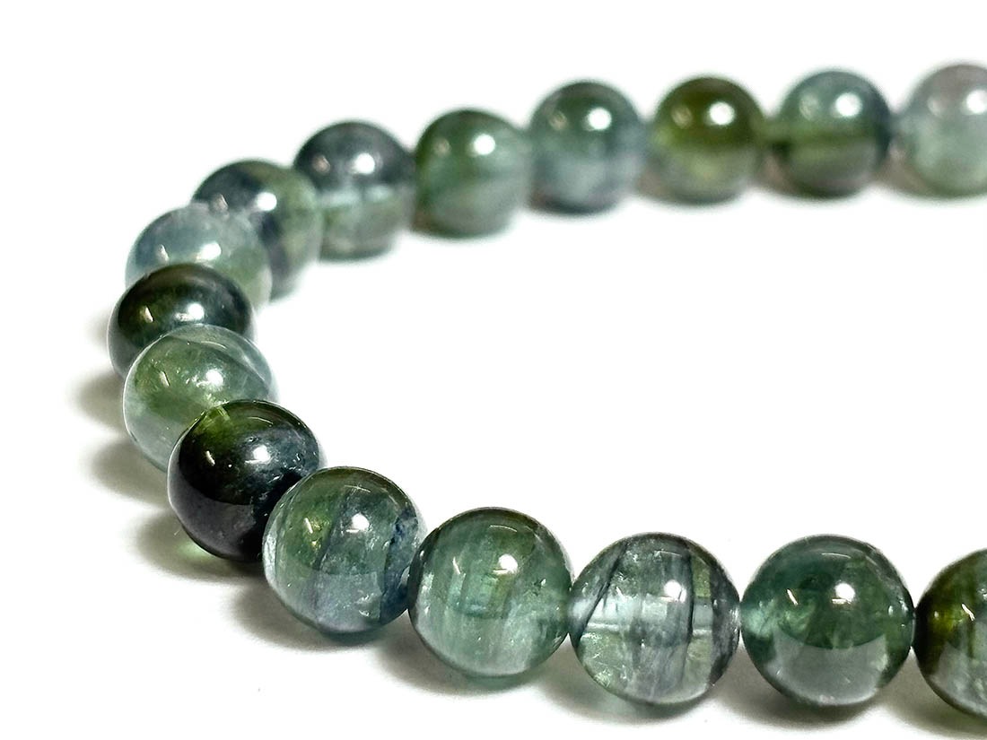 ※専用ページ　グリーントルマリン・サファイア　ブレスレット　セット ブルー ＆ グリーン トルマリン ブレスレット 6mm / tourmaline