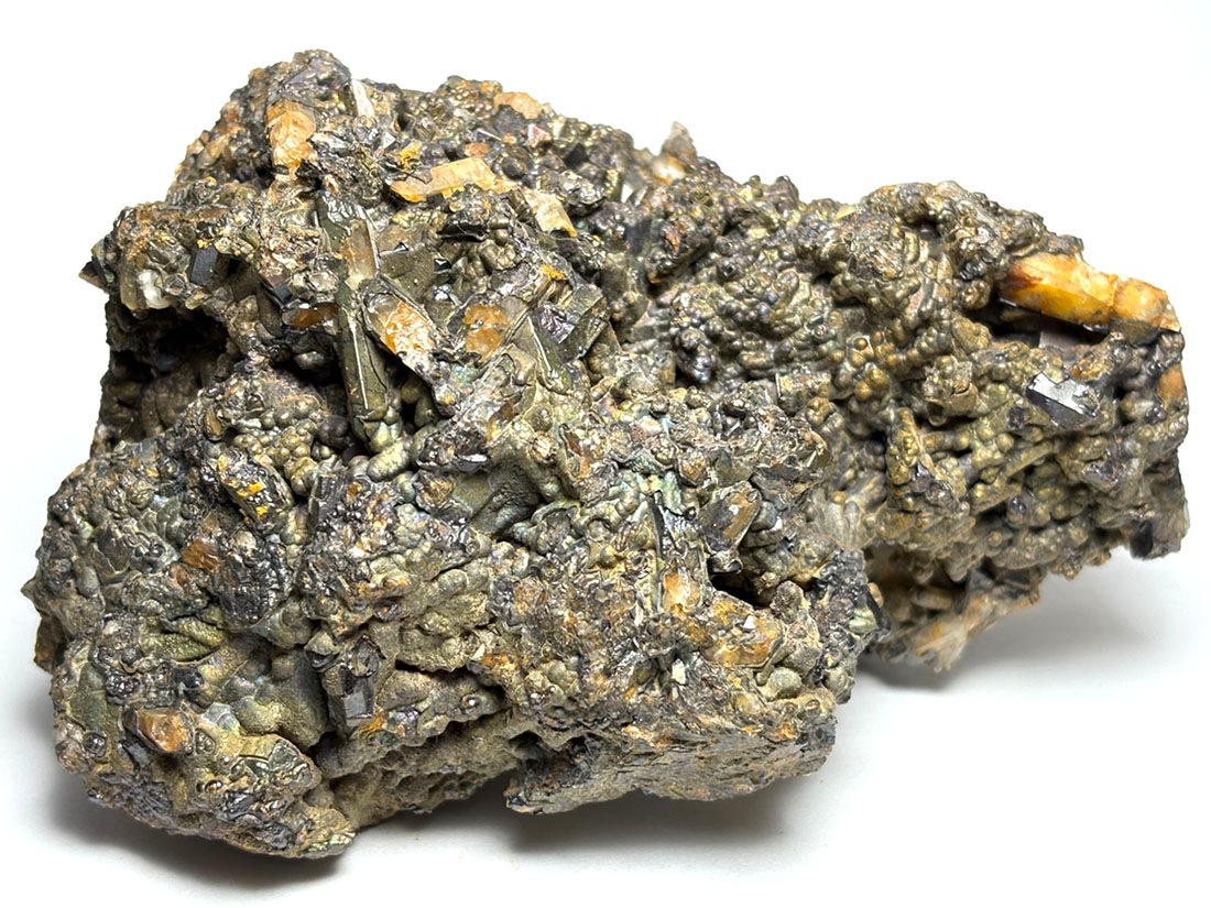 長野県川上村居倉産 褐鉄鉱 & 水晶 / Limonite & Quartz