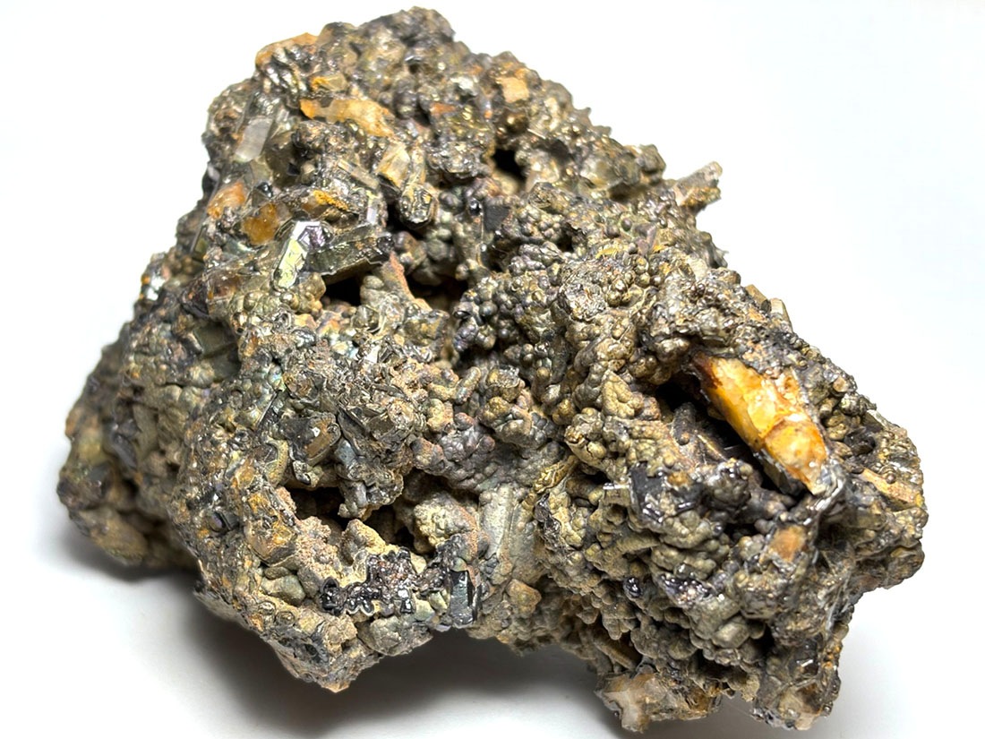 長野県川上村居倉産 褐鉄鉱 & 水晶 / Limonite & Quartz