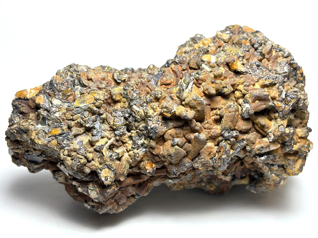 長野県川上村居倉産 褐鉄鉱 & 水晶 / Limonite & Quartz