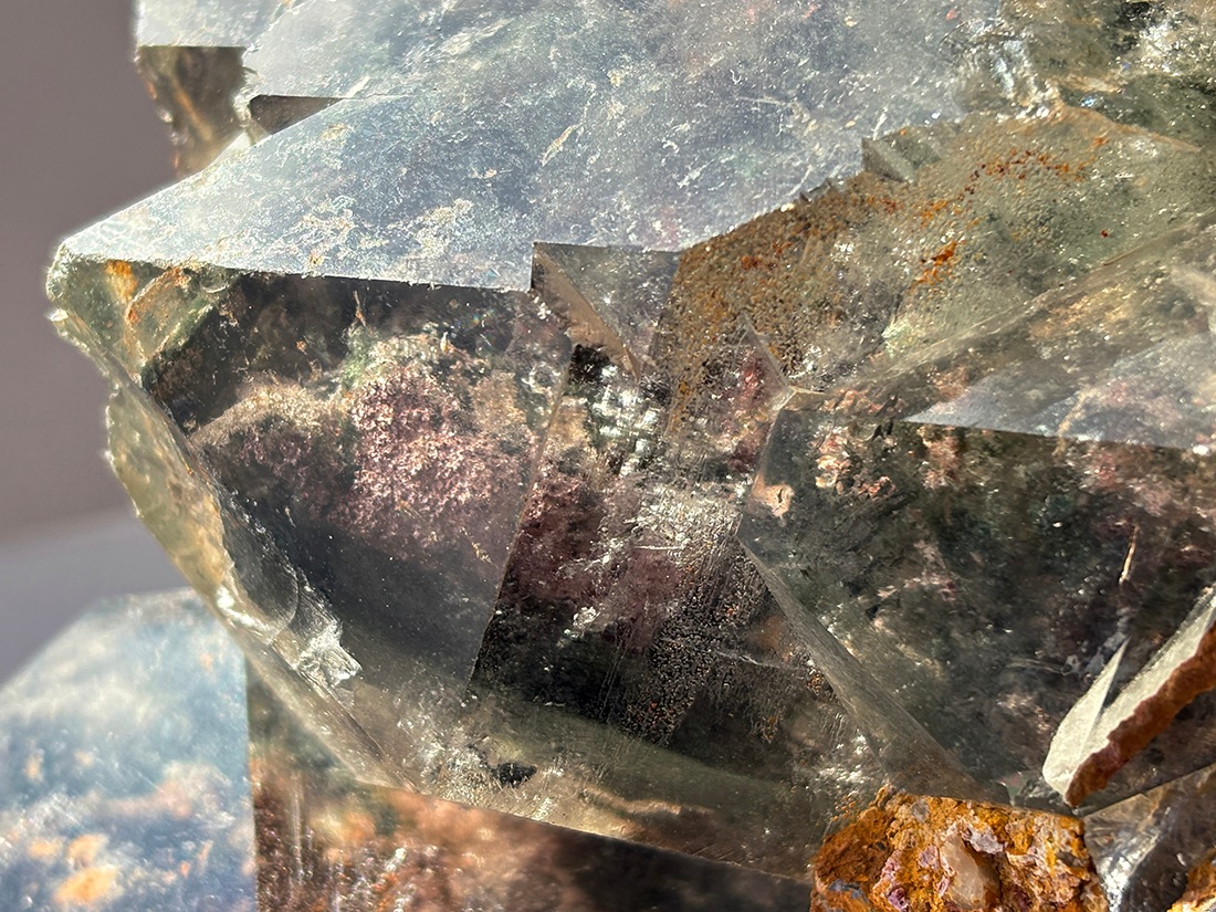 ブラジル産 ガーデンクォーツ クラスター 大型 ( 庭園水晶 )/ Garden