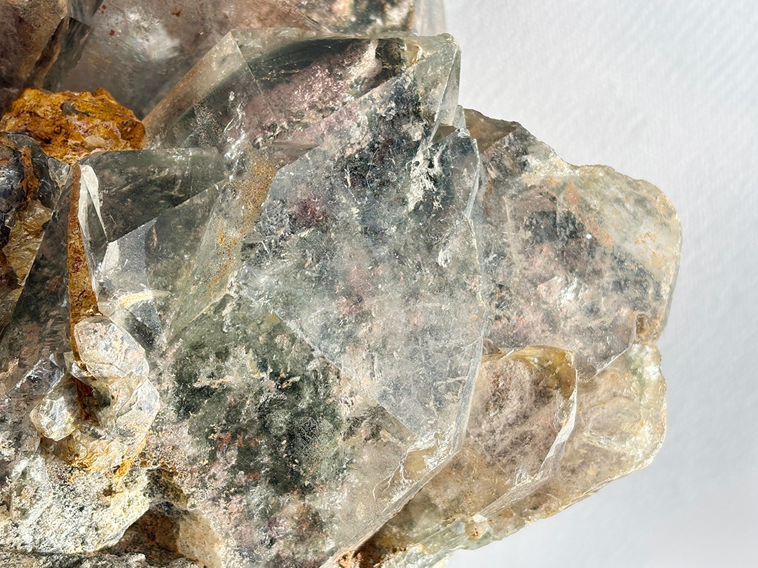 ブラジル産 ガーデンクォーツ クラスター 大型 ( 庭園水晶 )/ Garden