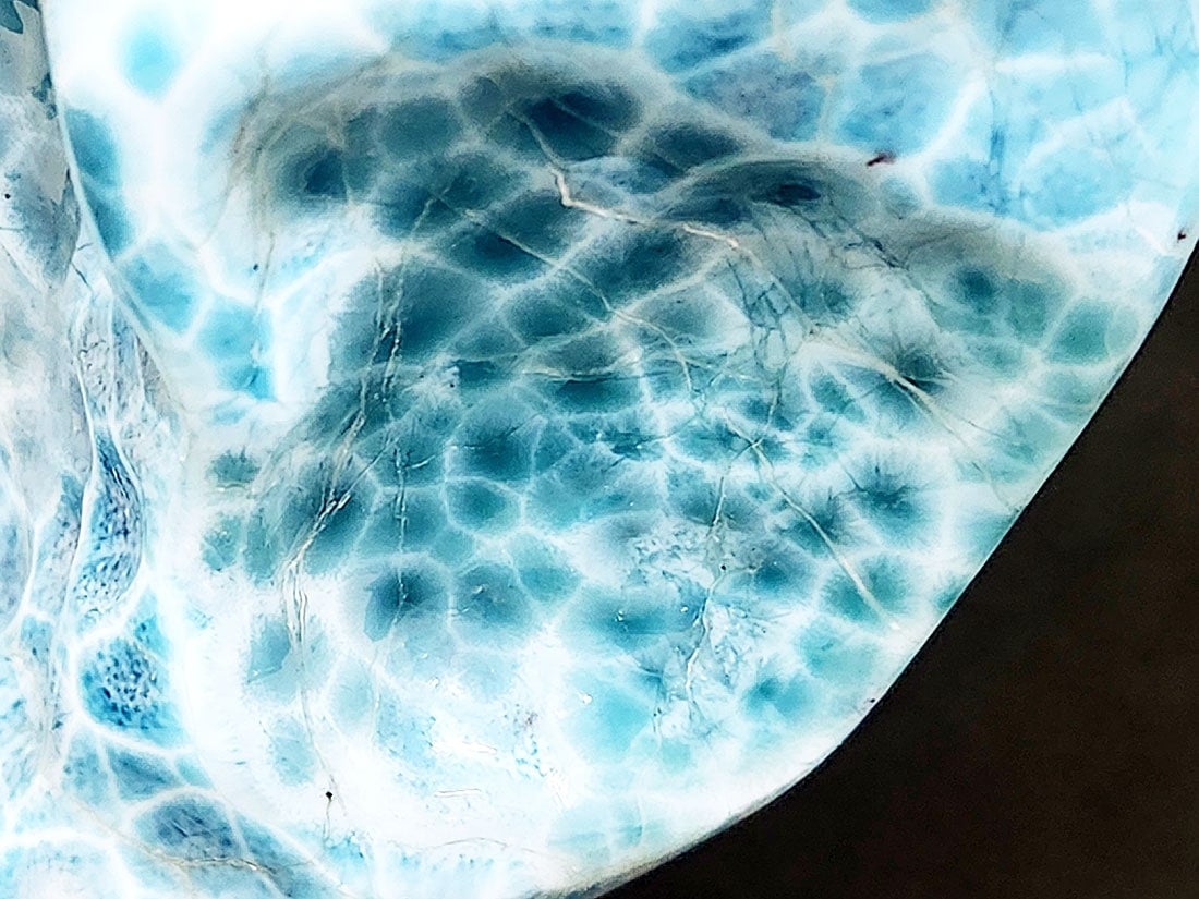 ラリマー貫通パーツ♡A-01 ドミニカ共和国 ラリマー貫通パーツ♡A-01 ドミニカ共和国