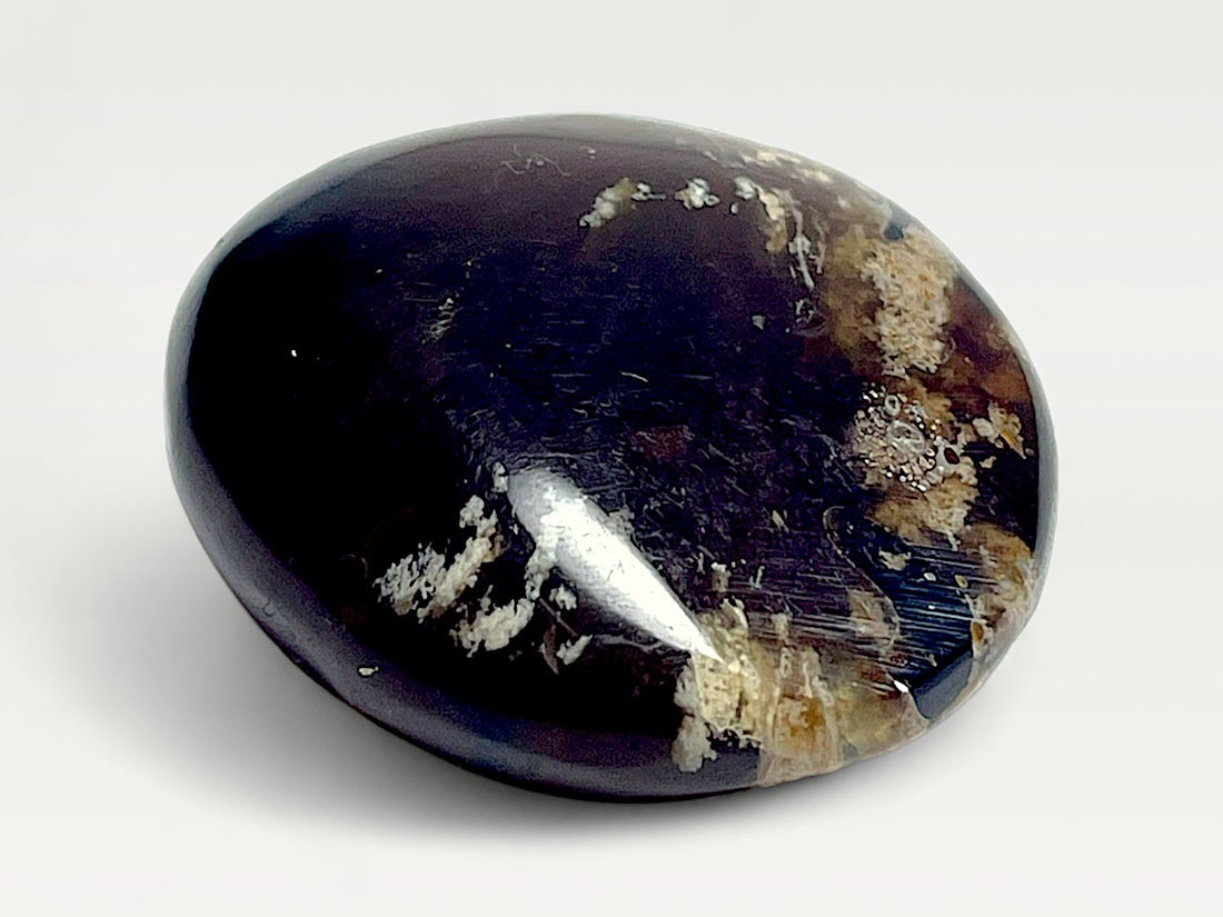 特大 ブルーアンバー インドネシア スマトラ 琥珀 タンブル 鏡面磨き