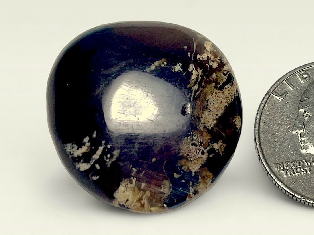 特大 ブルーアンバー タンブル 地球 青空 インドネシアスマトラ 琥珀