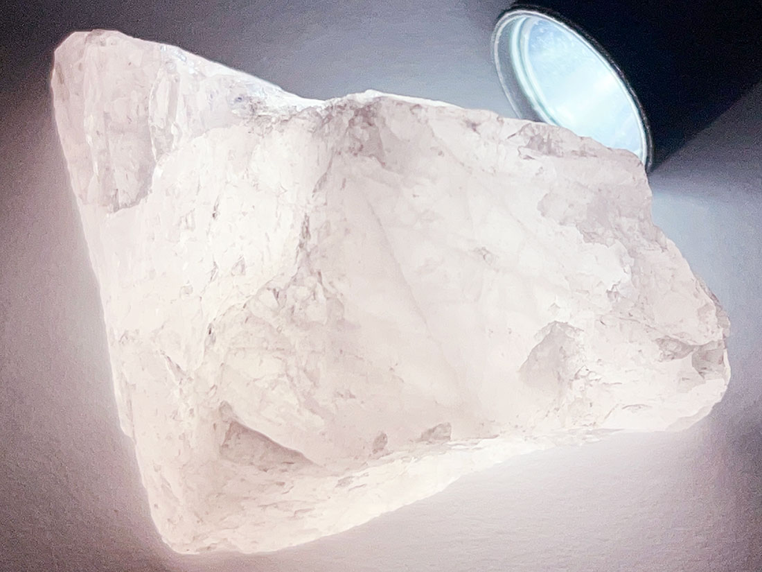 ブラジル産ローズクォーツ 2個セット