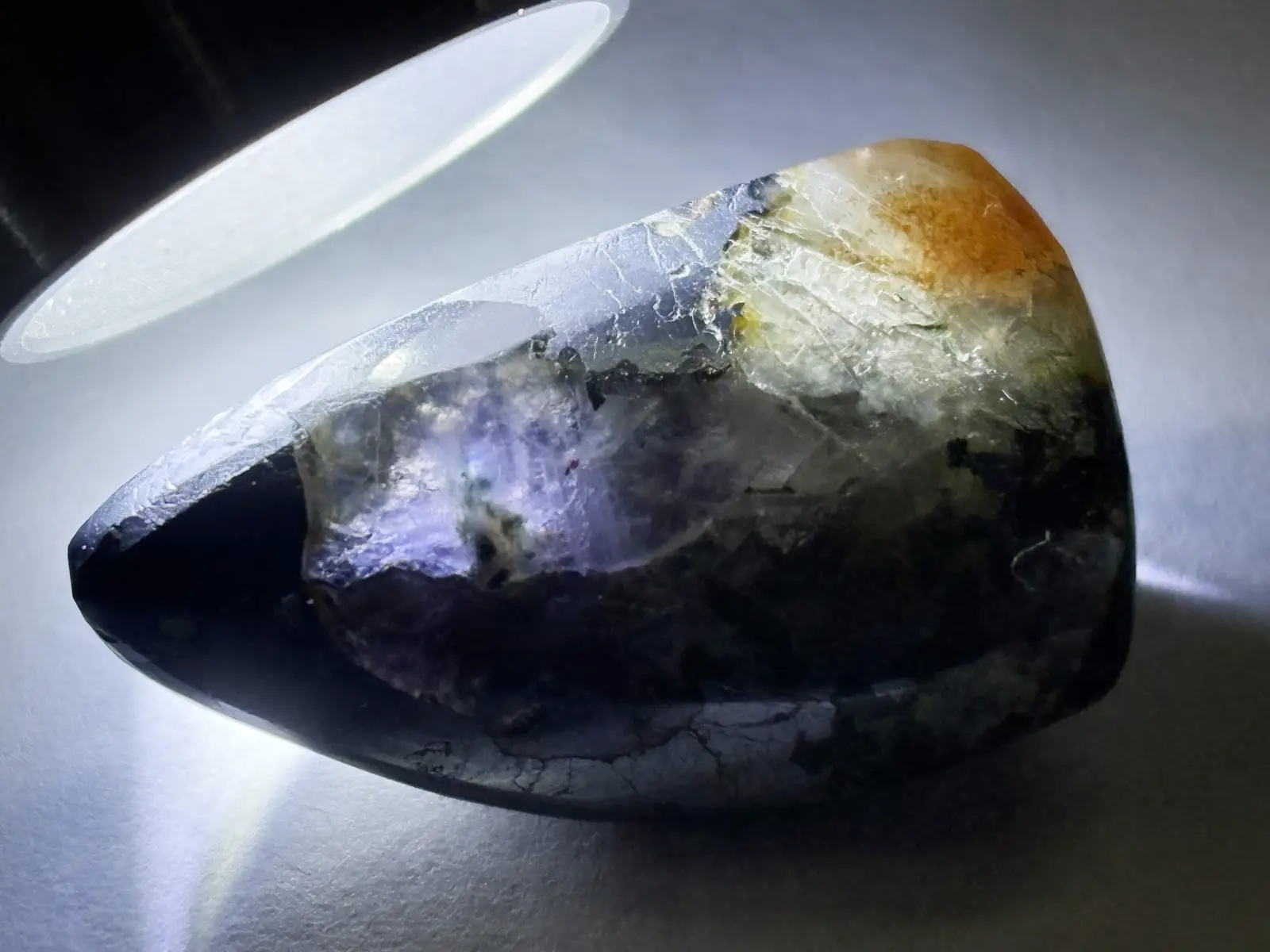 インド産 アイオライトサンストーン タンブル / Iolite ＆ Sunstone