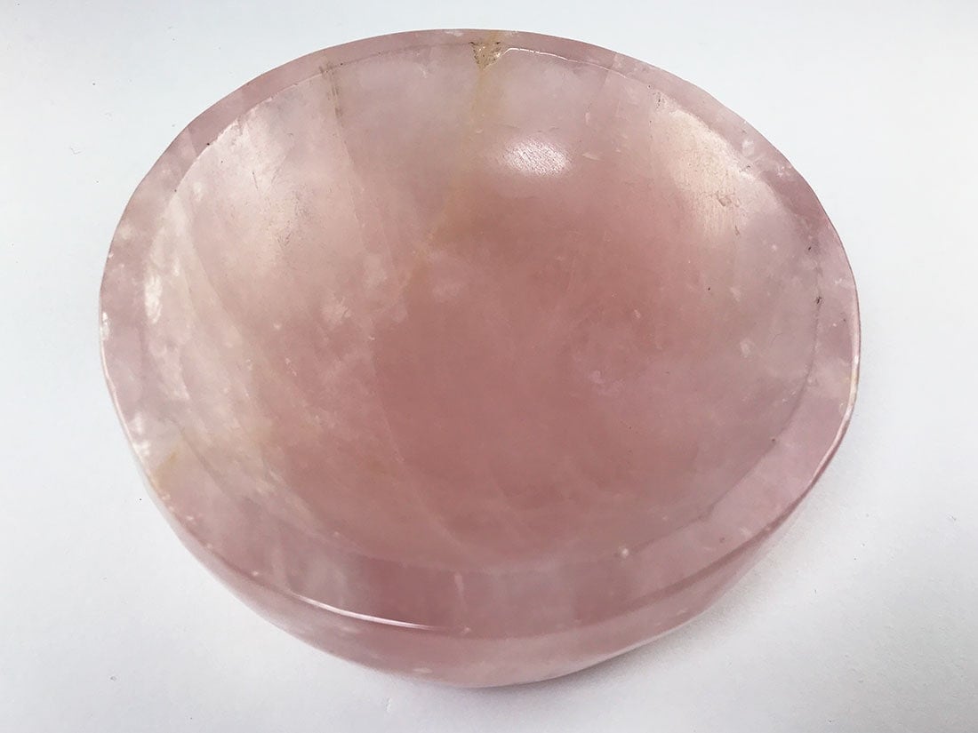 ローズクォーツボウル/Rose Quartz Bowl