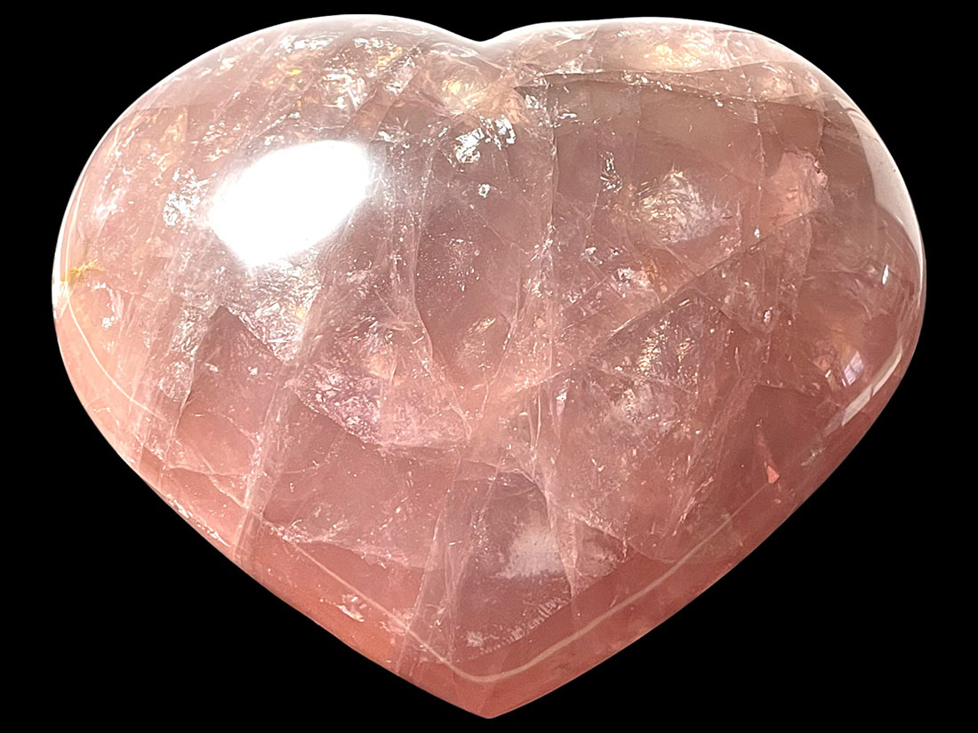 スターローズクォーツ ハート 大型