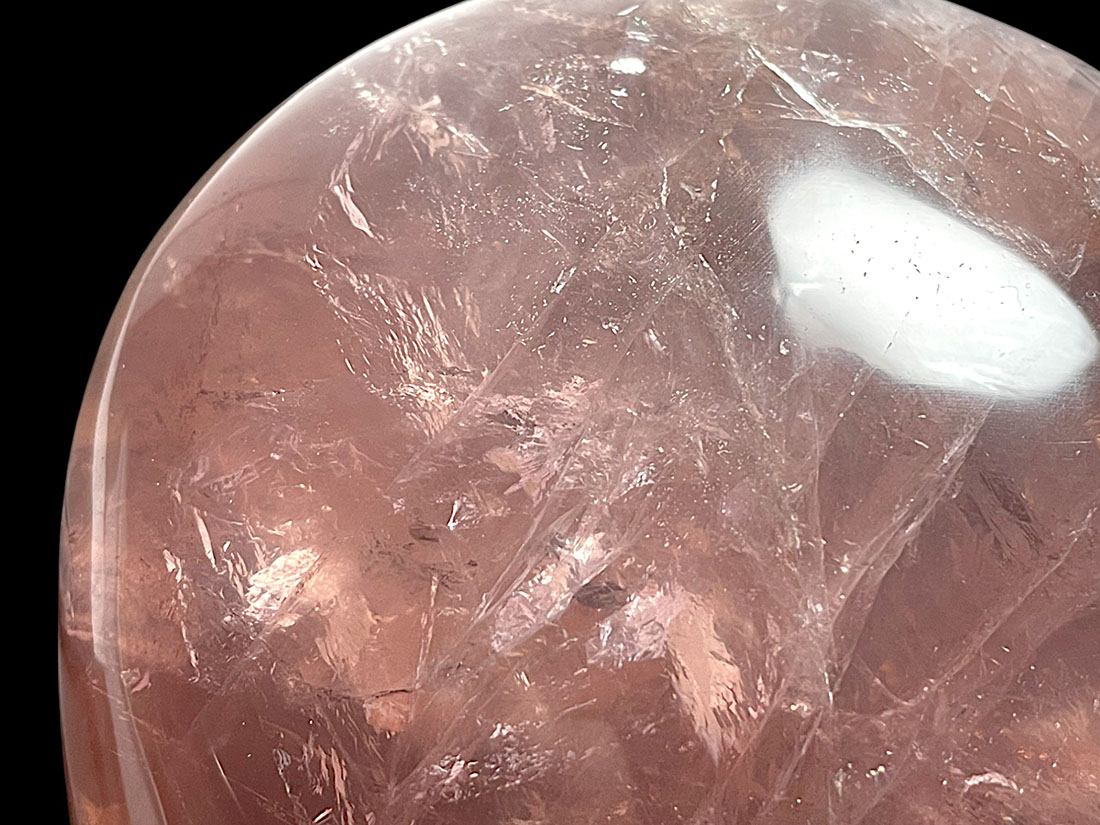 スターローズクォーツ ハート 大型