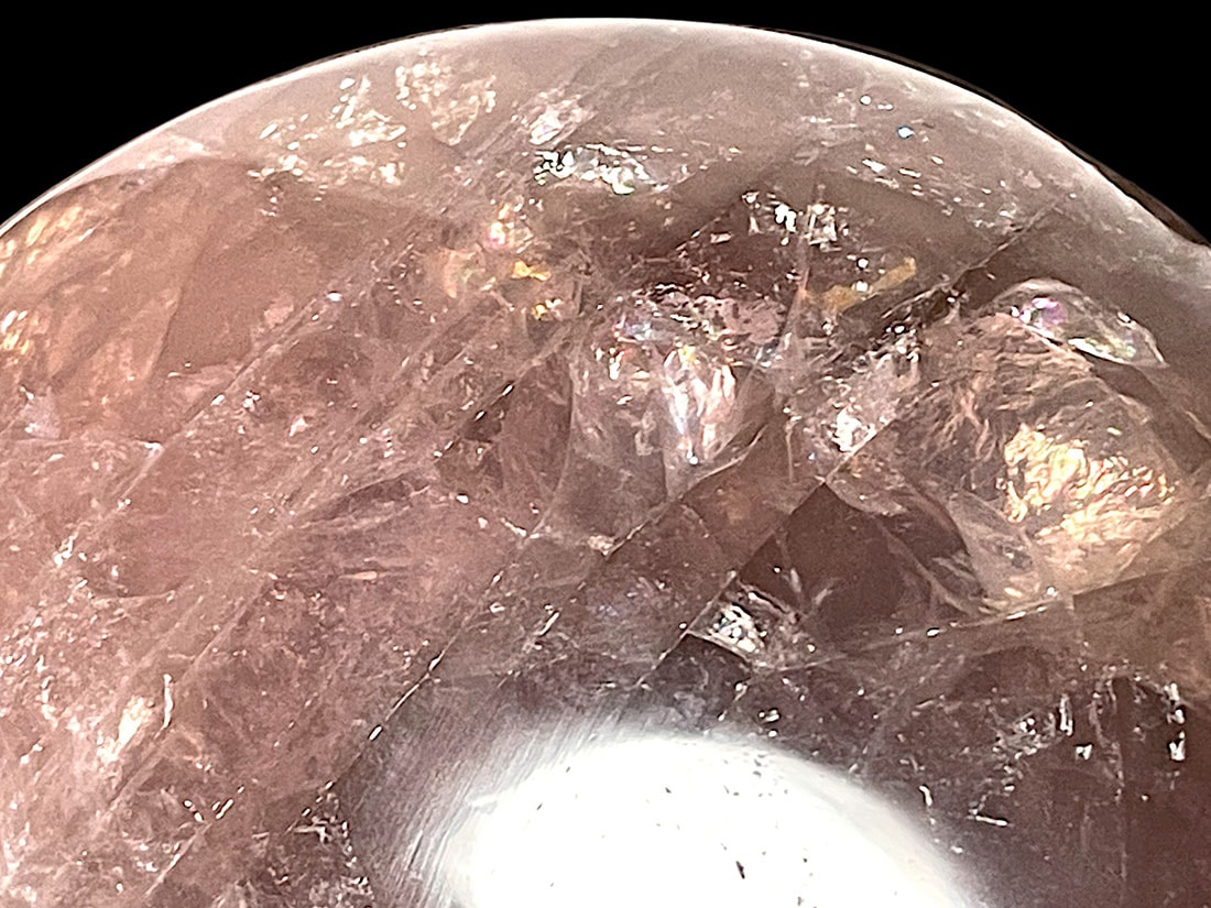 スターローズクォーツ ハート 大型